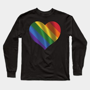 LGBT, LGBT Heart, LGBT Shirt, LGBT Love, LGBT Gift, Heart LGBT Long Sleeve T-Shirt